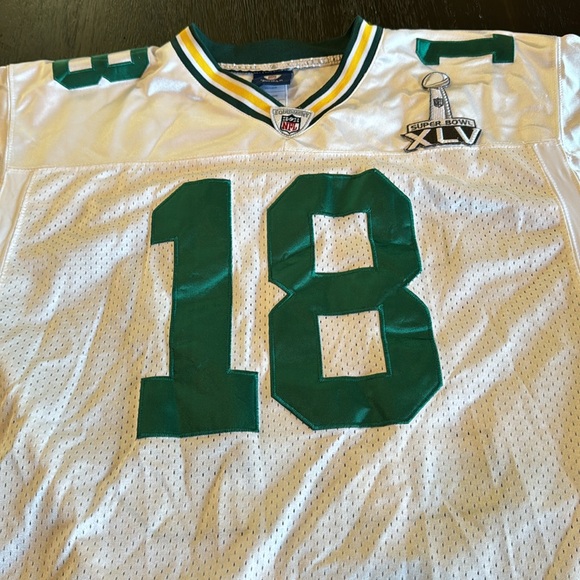 Green Bay Packers Jersey Randall Cobb Super Bowl XLV Patch - Picture 2 of 7